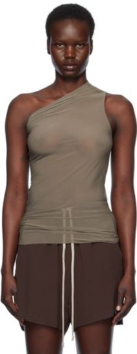 Rick Owens Gray Hollywood Athena Tank Top
