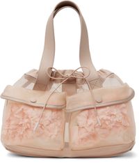 Simone Rocha Beige Carnation Pocket Bag