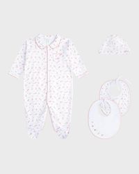 Girl's Bloom Wind Gift Set, Size Newborn-6M