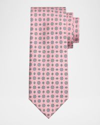 Men's Micro-Medallion Silk Tie