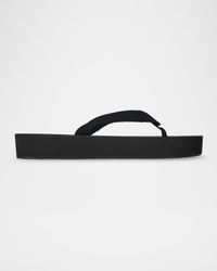Dune Cotton Flatform Thong Sandals