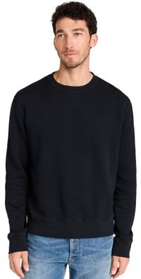 Citizens of Humanity Vintage Crewneck Sweatshirt Washed Black XL