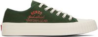 Kenzo Green Kenzo Paris Foxy Low-Top Sneakers