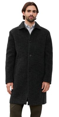 Reigning Champ Wool Herringbone Scout Coat Herringbone Black/Grey M