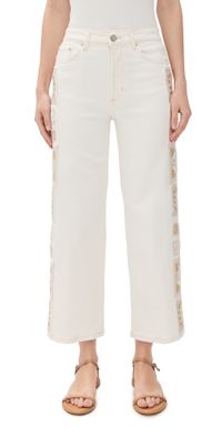 RAILS Getty Crop Jeans Vintage Ecru Crochet 28