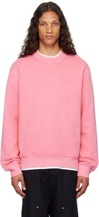 Carhartt Work In Progress Pull molletonné rose à logo Script - Duster