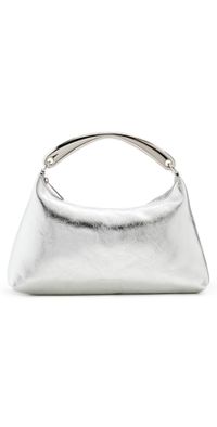 Mansur Gavriel Metal Handle Rhea Bag Silver One Size