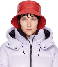 MACKAGE Red Logo Bucket Hat