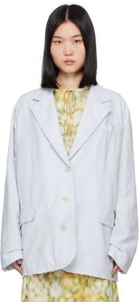 Acne Studios Blue Single-Breasted Blazer
