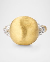 18K Yellow Gold and Diamond Statement Ring