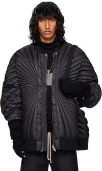 Rick Owens Blouson aviateur Radiance Peter noir - Moncler + Rick Owens