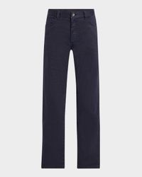 Men's Comfort Linen and Cotton Five-Pocket Pants