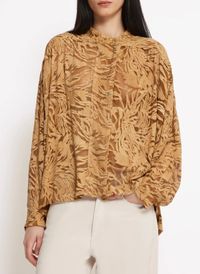 Roseanna - Chemise oversize en soie - Taille 40 - Marron