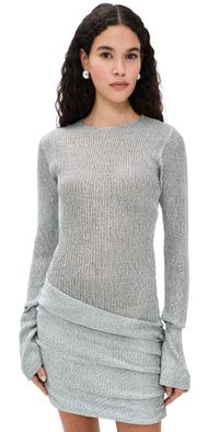 Bananhot Jones Dress Silver Glitter M/L