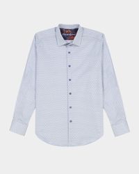 Men's Clayton Dotted Stretch Sport Shirt