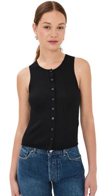 LISA YANG Cam Cashmere Vest Black 0