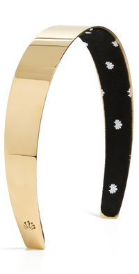 Lele Sadoughi Bessette Metal Headband Gold One Size