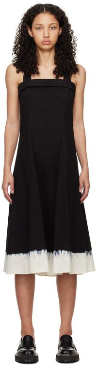 Proenza Schouler Black Proenza Schouler White Label Edie Midi Dress