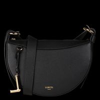 Lancel - Sac demie lune en cuir - Taille Unique - Noir
