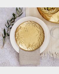 Moon Glass Olive Salad Plate
