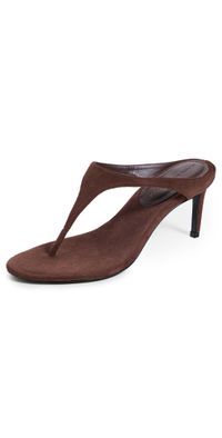 Black Suede Studio Laurel Sandals 70mm BROWNIE SUEDE 38.5