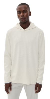 Greyson Traverse Waffle Hoodie Frost L