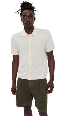 Madewell Tuck Shirt Vintage Ivory S