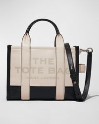 The Colorblock Mini Leather Tote Bag