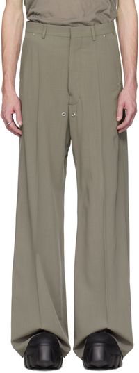 Rick Owens Gray Hollywood Tailored Belas Trousers
