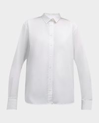 Organic Cotton Button-Front Shirt