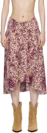 Isabel Marant Jupe midi Olena mauve