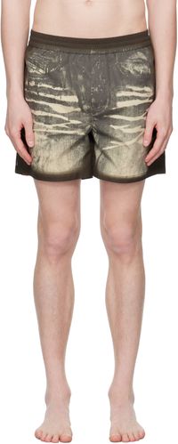 Diesel Brown Rio-41-Dnm Swim Shorts