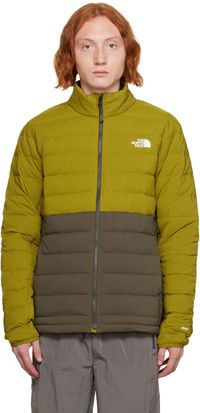 The North Face Green & Gray Belleview Down Jacket