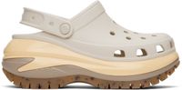 Crocs Beige Mega Crush Clogs