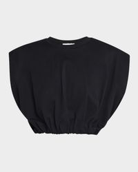 Billie Cropped Blouson Tee