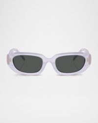 TY7219U Rectangular Acetate Sunglasses