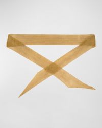 Estate 18K Yellow Gold Tiffany & Co. Mesh Scarf Necklace, 37"L