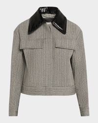 Jaspé Wool Cropped Jacket