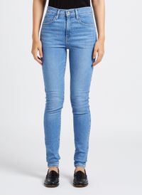 Levi's - Jean skinny taille haute en coton stretch - Taille 30/32 - Jean Délavé