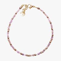Ginandger - Bracelet amethyste - Taille Unique - Violet