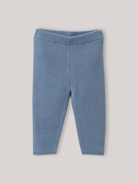 Cyrillus - Legging en coton biologique - Taille 18M - Bleu
