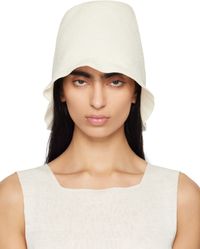 The Row White Jashi Bucket Hat