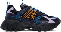 Balmain Black & Blue B-East PB Sneakers