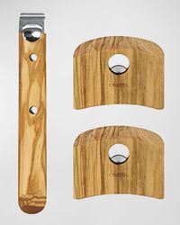 Olive Wood Handle Set