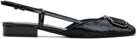 Valentino Garavani Black VLogo Signature Ballerina Flats