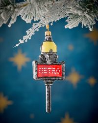 Metro Sign Christmas Ornament
