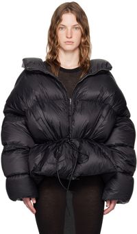 Rick Owens Black Porterville Sail Down Jacket
