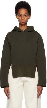 VAARA Khaki Ribbed Hoodie