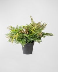 26" Potted Fern with Bee