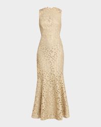 Reese Metallic Lace Gown